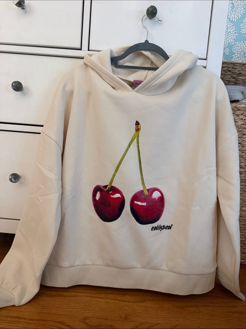 Edikted Cherry Graphic Hoodie